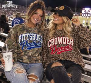 Heavyweight Camo/Leopard School Spirit Sweatshirt